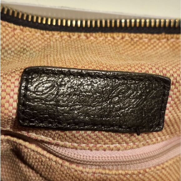 Dooney & Bourke "Nina" Black Pebbled Saffiano Leather Satchel/Shoulder Bag $445 - Picture 8 of 9